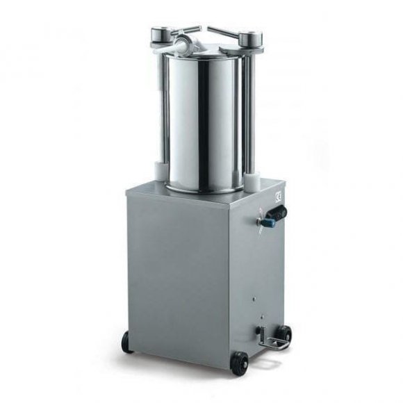 Embutidora De Chorizos Con Pistola De Acero Inoxidable | Máquina Para Hacer Salchichas Y Cecina Casera | Kit De 5 Boquillas Y 5 Cepillos | Capacidad De 710 G (1.57 Lb)